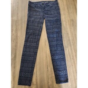 American Eagle Jeans Womens size 2  Print Super Hi Rise‎ Jegging Stretch